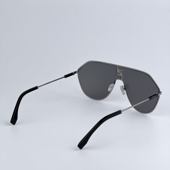 Fendi FE40080U FF MATCH 12C BRAND NEW Sunglasses Ruthenium Mirror Unisex Round - Picture 6 of 13